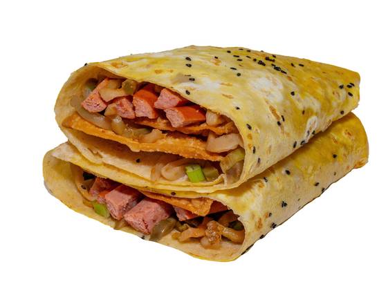 榨菜火腿肠煎饼 Hot Dog & Pickled Mustard
